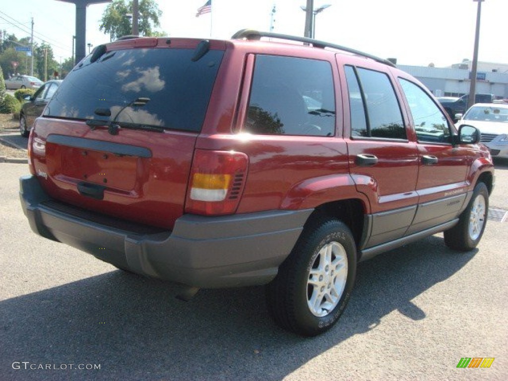 2002 Grand Cherokee Laredo - Inferno Red Tinted Pearlcoat / Dark Slate Gray photo #5