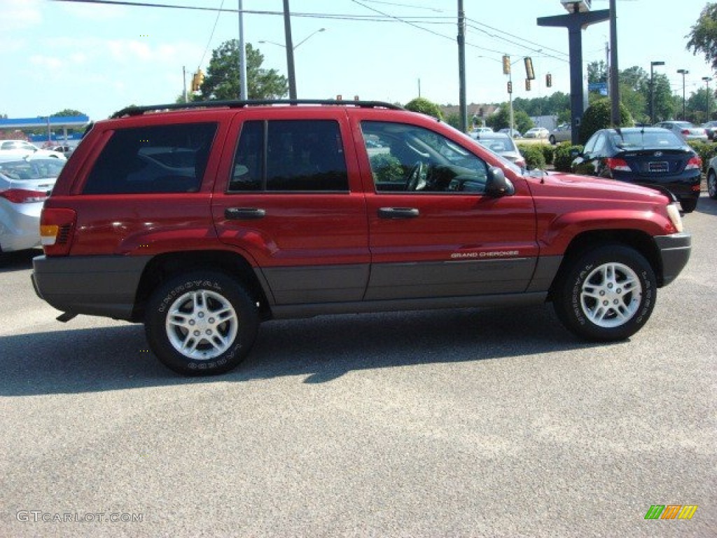 2002 Grand Cherokee Laredo - Inferno Red Tinted Pearlcoat / Dark Slate Gray photo #6