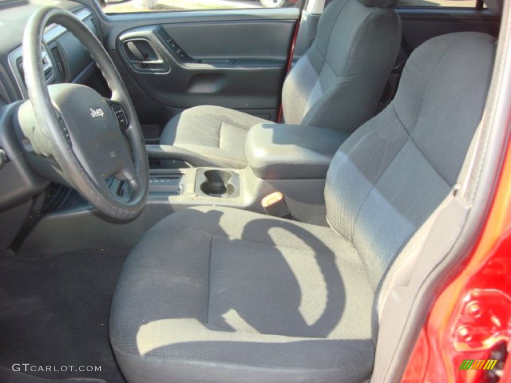 2002 Grand Cherokee Laredo - Inferno Red Tinted Pearlcoat / Dark Slate Gray photo #9