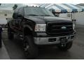 2006 Black Ford F250 Super Duty Lariat Crew Cab 4x4  photo #4