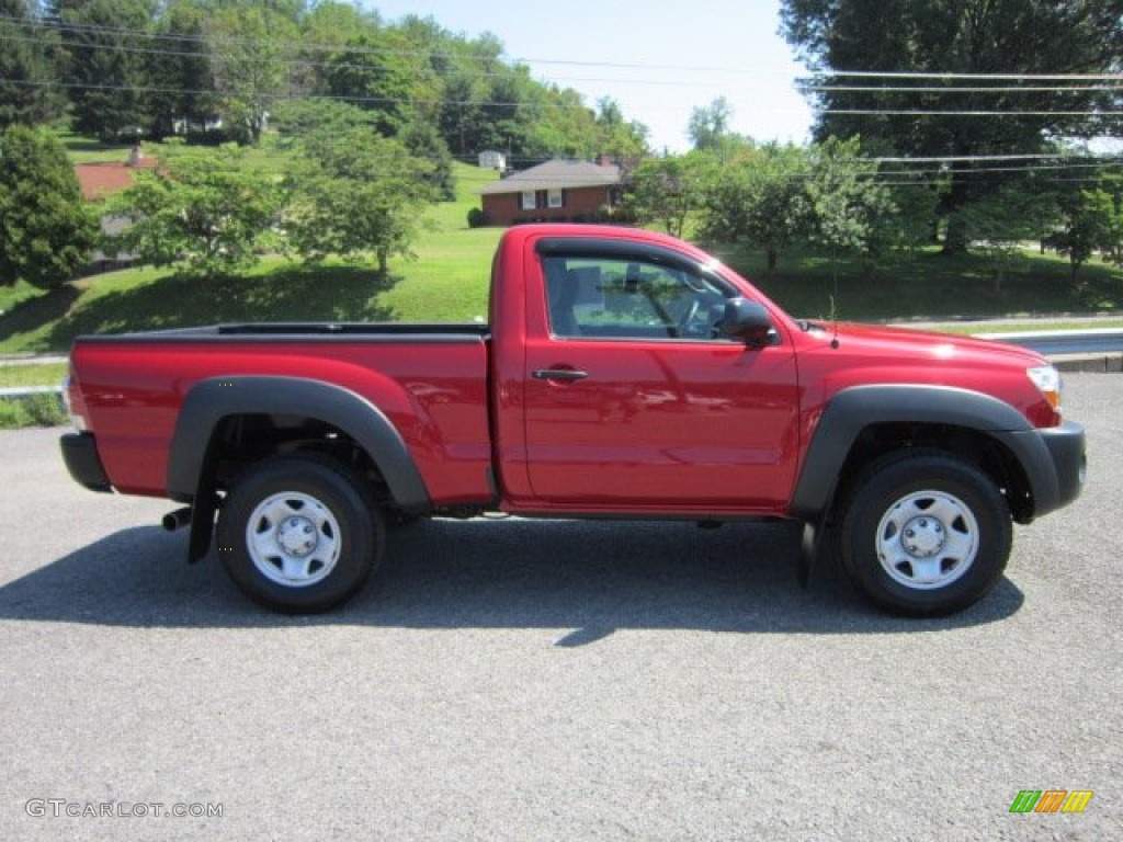 Barcelona Red Metallic 2011 Toyota Tacoma Regular Cab 4x4 Exterior Photo #51265634