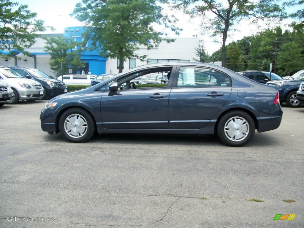 2009 Civic Hybrid Sedan - Atomic Blue Metallic / Blue photo #1
