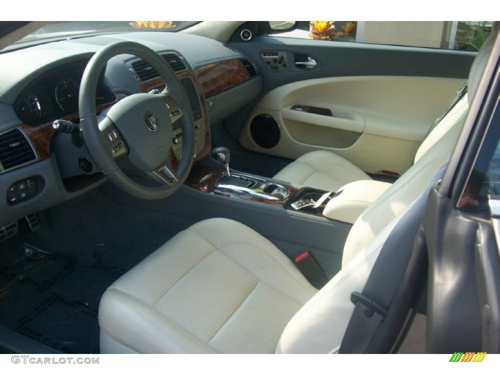 Ivory/Slate Interior 2009 Jaguar XK XKR Coupe Photo #51266759