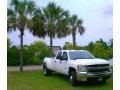 Summit White 2009 Chevrolet Silverado 3500HD LT Crew Cab 4x4 Dually