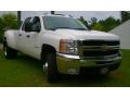 Summit White - Silverado 3500HD LT Crew Cab 4x4 Dually Photo No. 2