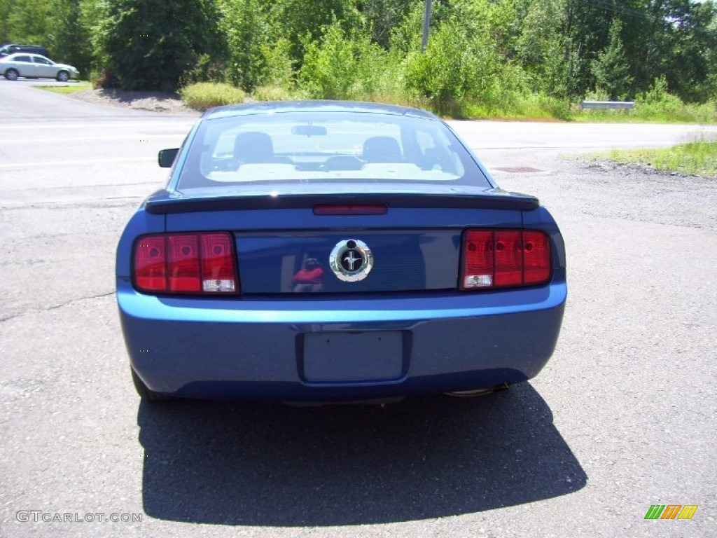 2009 Mustang V6 Coupe - Vista Blue Metallic / Dark Charcoal photo #6