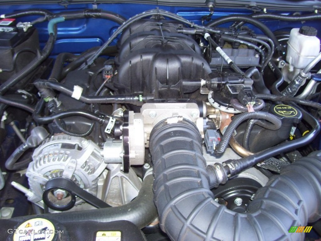 2009 Mustang V6 Coupe - Vista Blue Metallic / Dark Charcoal photo #11