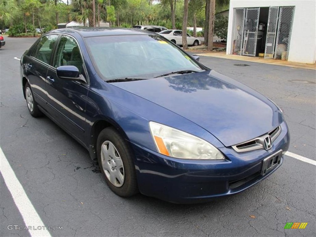 2003 Accord LX Sedan - Eternal Blue Pearl / Gray photo #1