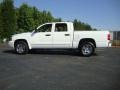 Bright White - Dakota Laramie Quad Cab Photo No. 6