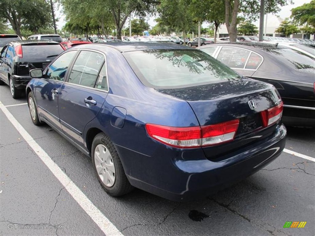 2003 Accord LX Sedan - Eternal Blue Pearl / Gray photo #3
