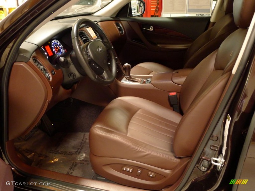 Chestnut Interior 2008 Infiniti EX 35 Journey AWD Photo #51268229