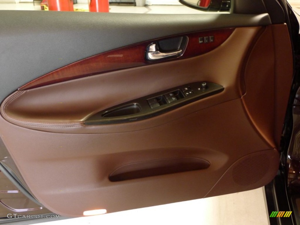 2008 Infiniti EX 35 Journey AWD Chestnut Door Panel Photo #51268244
