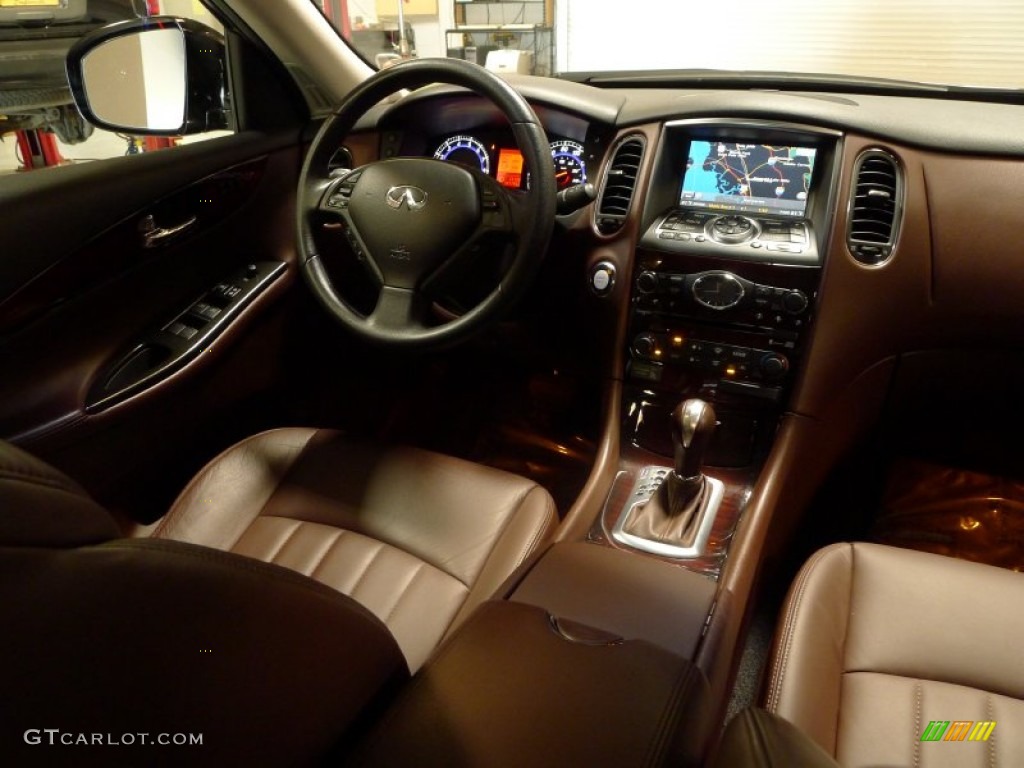 2008 Infiniti EX 35 Journey AWD Chestnut Dashboard Photo #51268286