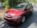 2010 Tango Red Pearl Honda Civic LX Sedan  photo #4