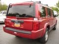 2010 Inferno Red Crystal Pearl Jeep Commander Sport 4x4  photo #4