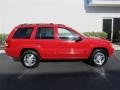 2001 Flame Red Jeep Grand Cherokee Limited 4x4  photo #2