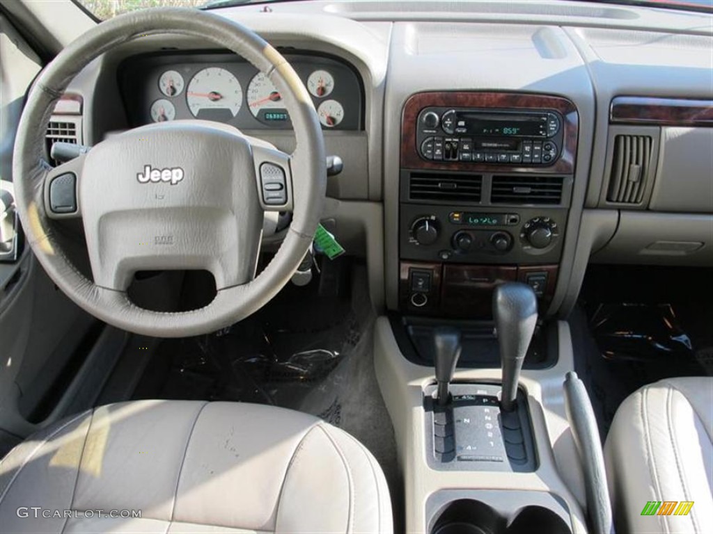 Sandstone Interior 2001 Jeep Grand Cherokee Limited 4x4