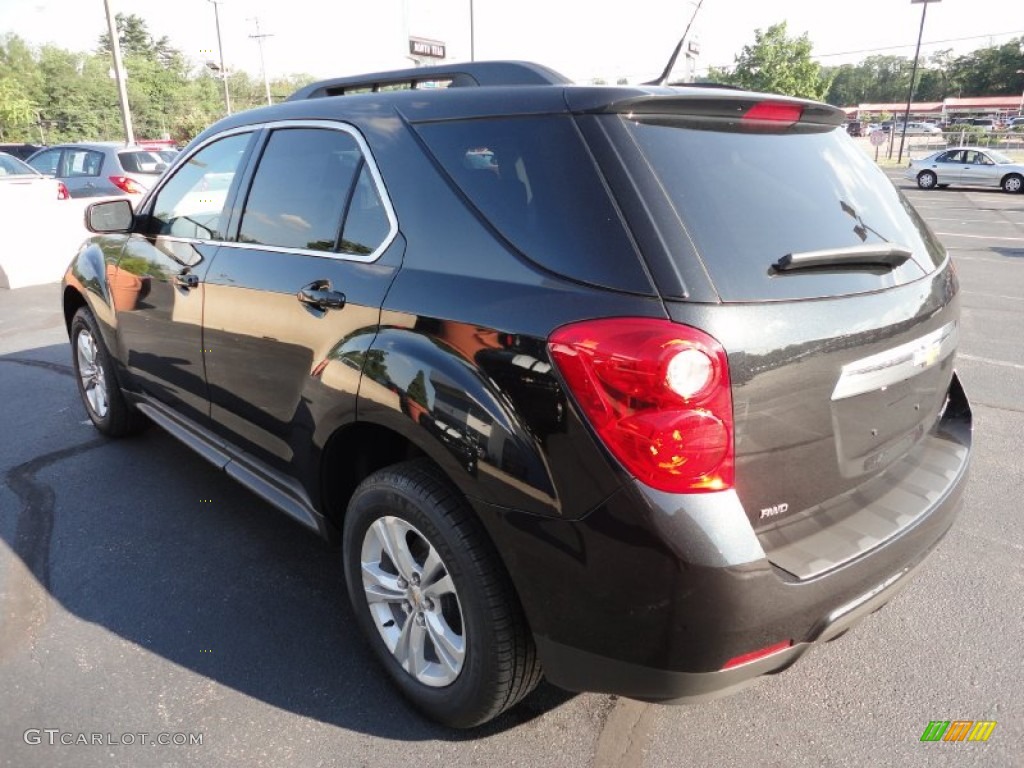 2011 Equinox LT AWD - Black Granite Metallic / Jet Black photo #5