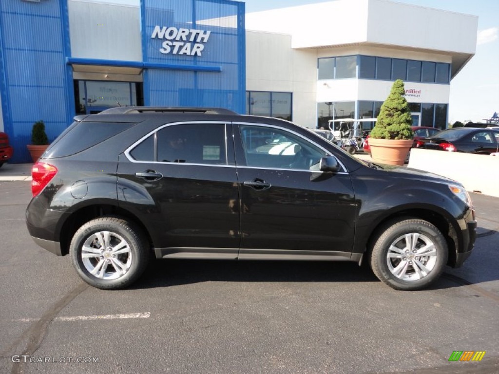 2011 Equinox LT AWD - Black Granite Metallic / Jet Black photo #8