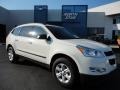 2011 White Chevrolet Traverse LS  photo #1