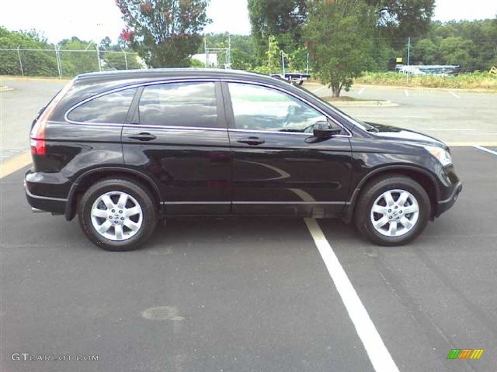 2008 CR-V EX-L 4WD - Nighthawk Black Pearl / Black photo #17