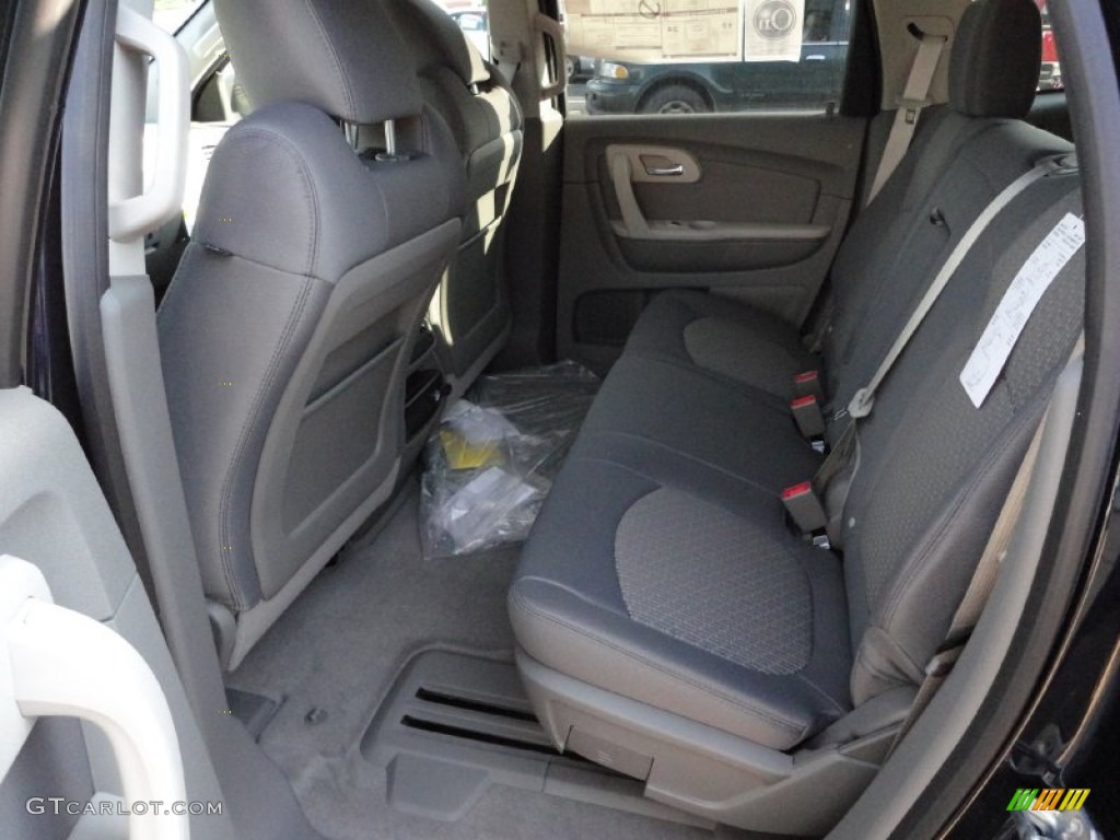 2011 Traverse LS - Dark Blue Metallic / Dark Gray/Light Gray photo #13