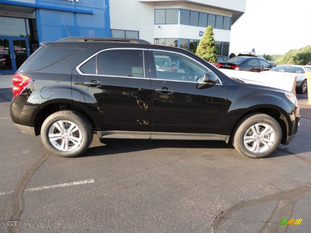 2011 Equinox LT AWD - Black / Light Titanium/Jet Black photo #8