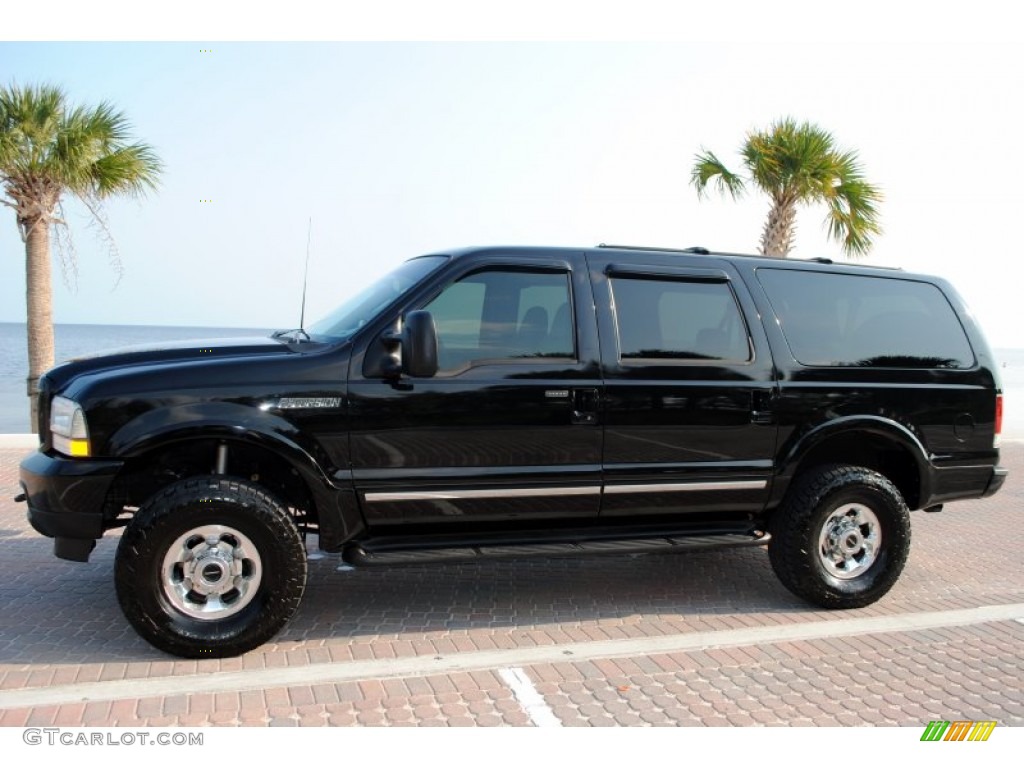 Black 2003 Ford Excursion Limited 4x4 Exterior Photo #51271256