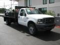 Oxford White - F550 Super Duty XL Regular Cab Stake Truck Photo No. 1