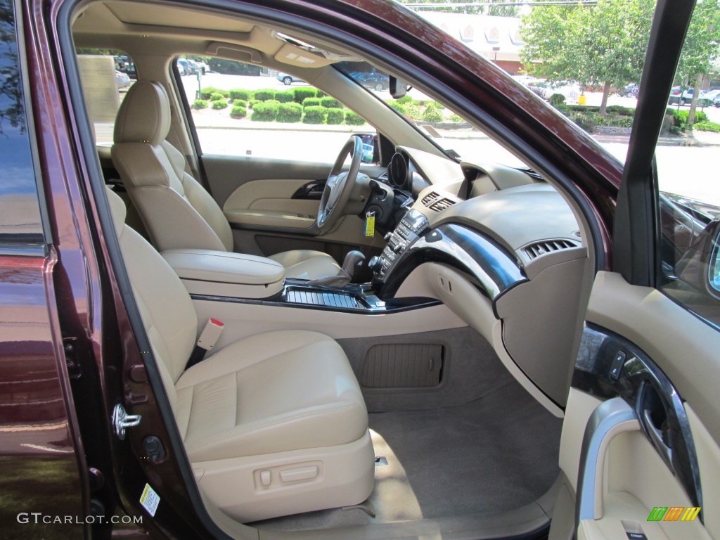 Parchment Interior 2009 Acura MDX Technology Photo #51271865
