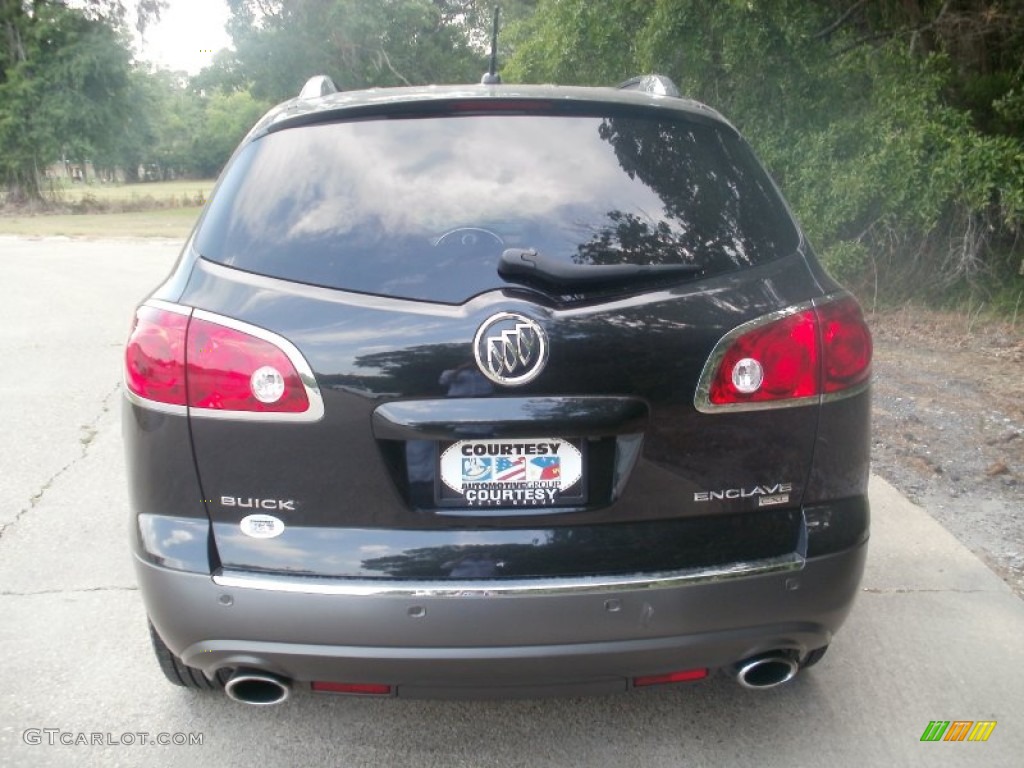 2008 Enclave CXL - Carbon Black Metallic / Titanium/Dark Titanium photo #3