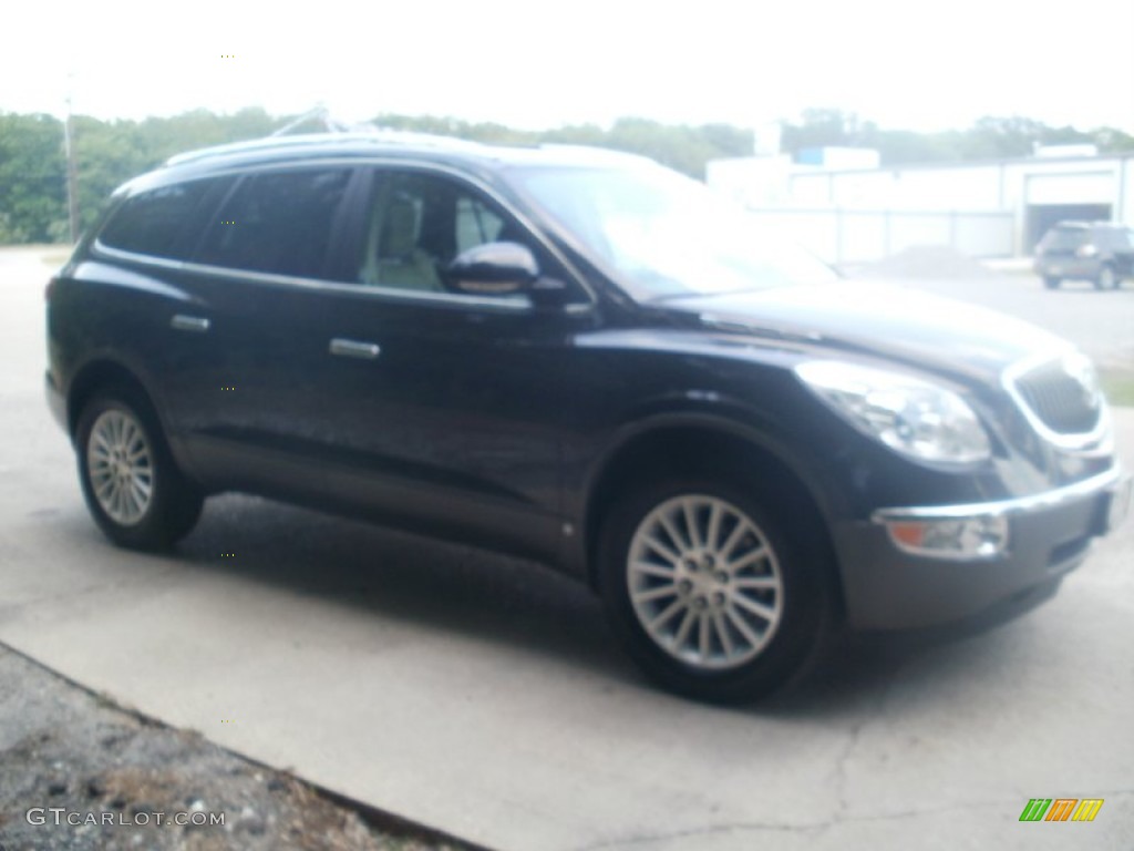 2008 Enclave CXL - Carbon Black Metallic / Titanium/Dark Titanium photo #5