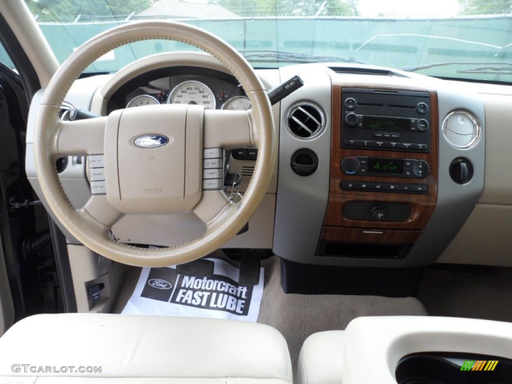 2004 F150 Lariat SuperCab - Black / Tan photo #44