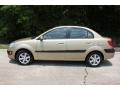 Cashmere Beige 2009 Kia Rio LX Sedan Exterior