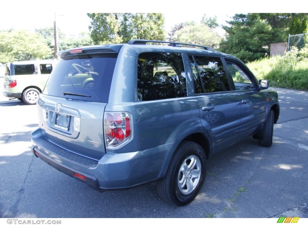 2008 Pilot Value Package 4WD - Steel Blue Metallic / Gray photo #6