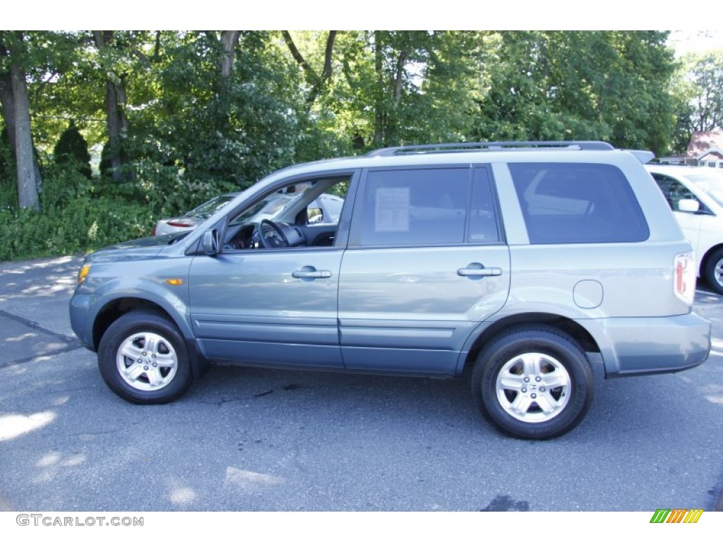 2008 Pilot Value Package 4WD - Steel Blue Metallic / Gray photo #10