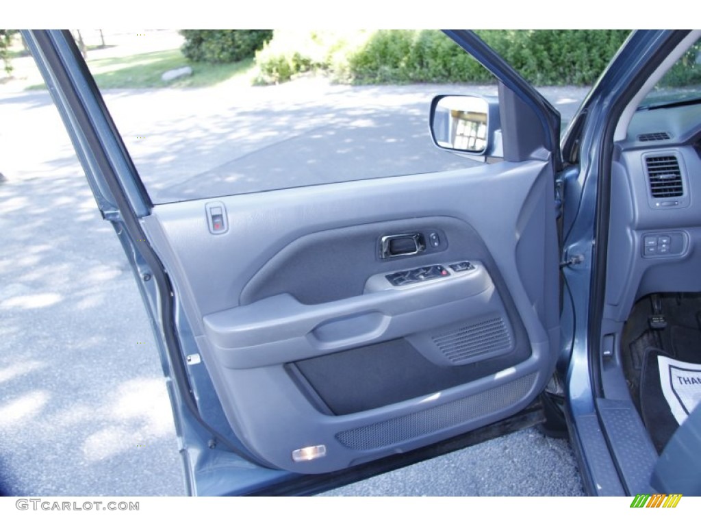 2008 Pilot Value Package 4WD - Steel Blue Metallic / Gray photo #14