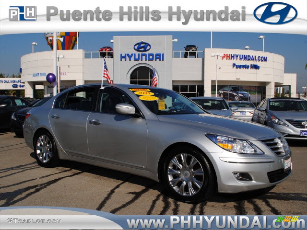 Platinum Metallic Hyundai Genesis