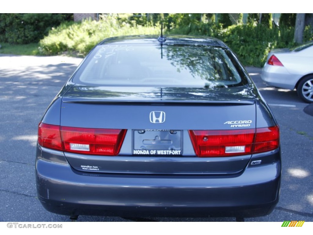 2005 Accord Hybrid Sedan - Graphite Pearl / Gray photo #7