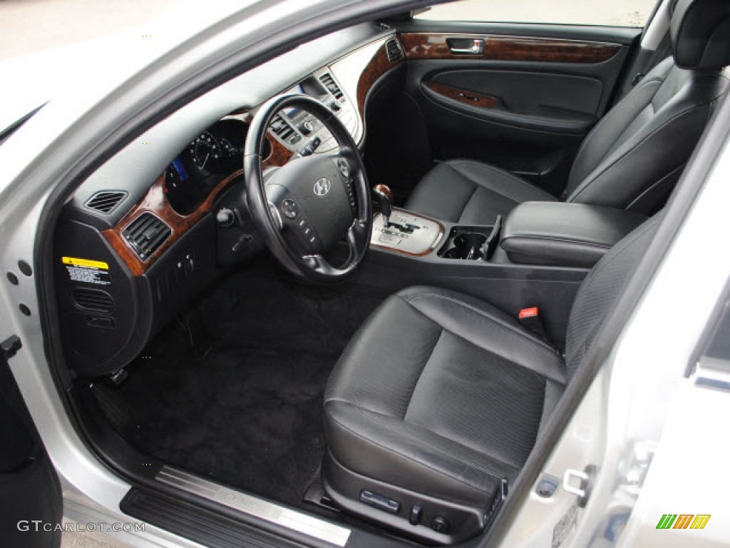 Black Interior 2009 Hyundai Genesis 3.8 Sedan Photo #51278380