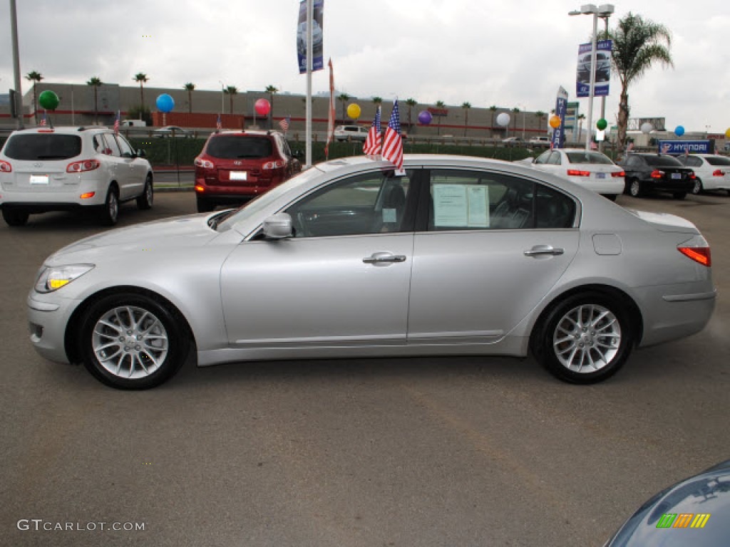 Titanium Gray Metallic 2009 Hyundai Genesis 3.8 Sedan Exterior Photo #51278482