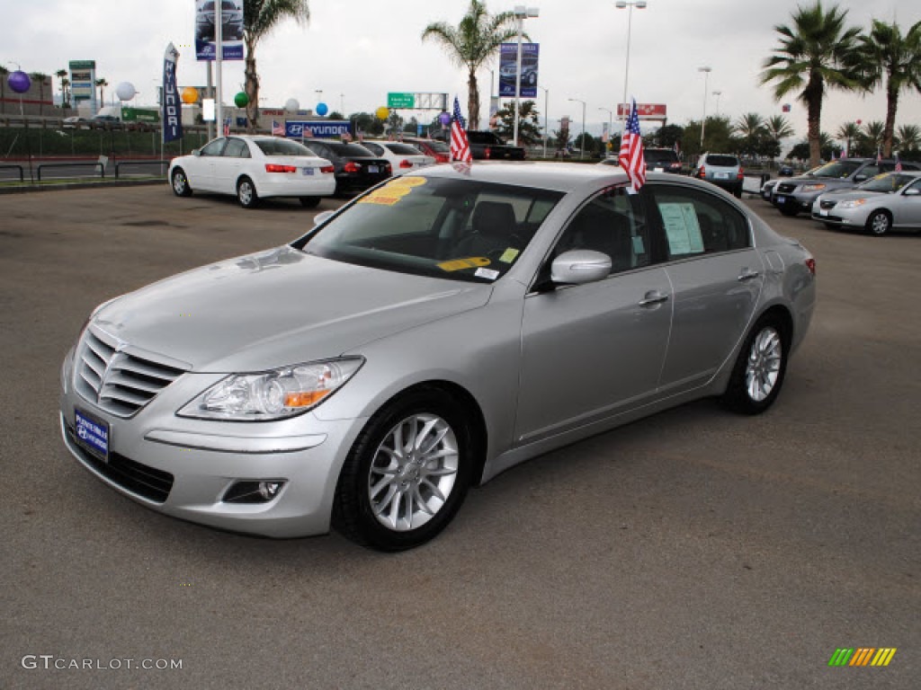 Titanium Gray Metallic 2009 Hyundai Genesis 3.8 Sedan Exterior Photo #51278497