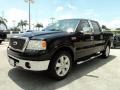 2008 Black Ford F150 Lariat SuperCrew  photo #13