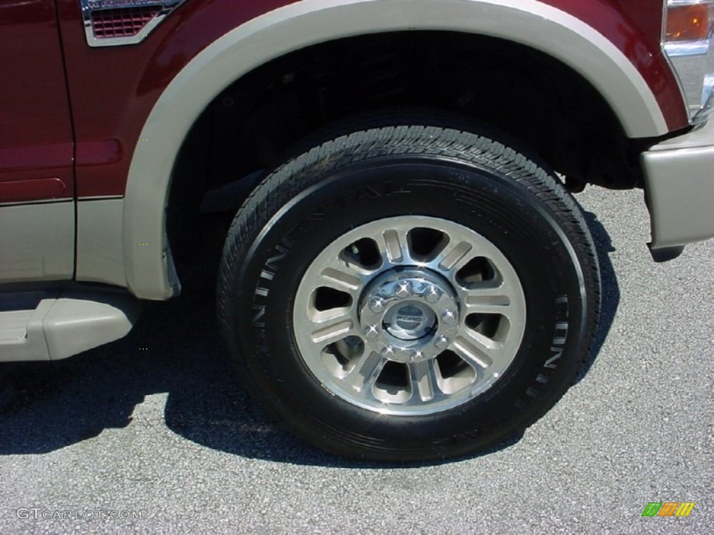 2008 Ford F350 Super Duty King Ranch Crew Cab 4x4 Wheel Photo #51278980