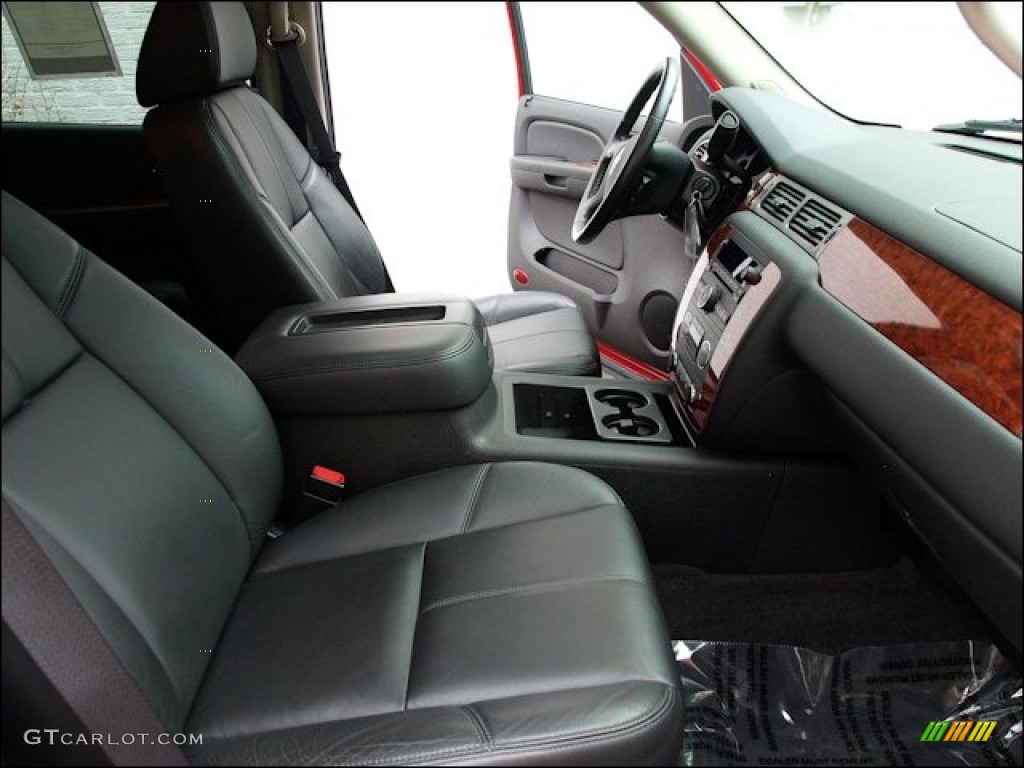 Ebony Interior 2008 Chevrolet Avalanche LT 4x4 Photo #51278995