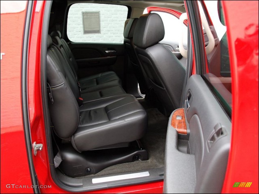Ebony Interior 2008 Chevrolet Avalanche LT 4x4 Photo #51279007