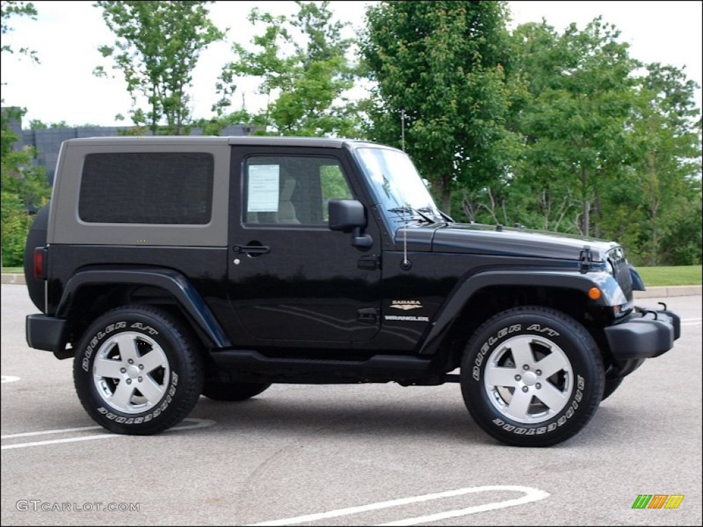 Black 2007 Jeep Wrangler Sahara 4x4 Exterior Photo #51279136