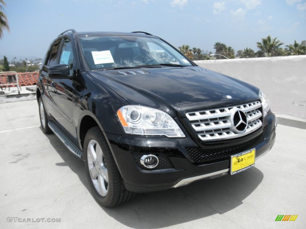 2011 ML 350 4Matic - Black / Black photo #1