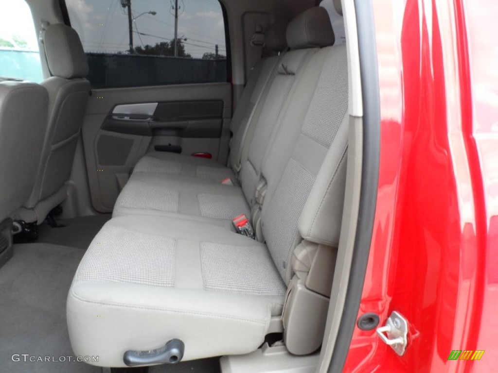 2008 Ram 1500 SLT Mega Cab - Flame Red / Medium Slate Gray photo #36