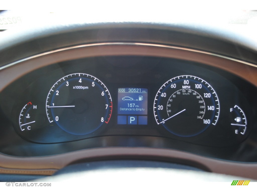 2009 Hyundai Genesis 3.8 Sedan Gauges Photo #51279682